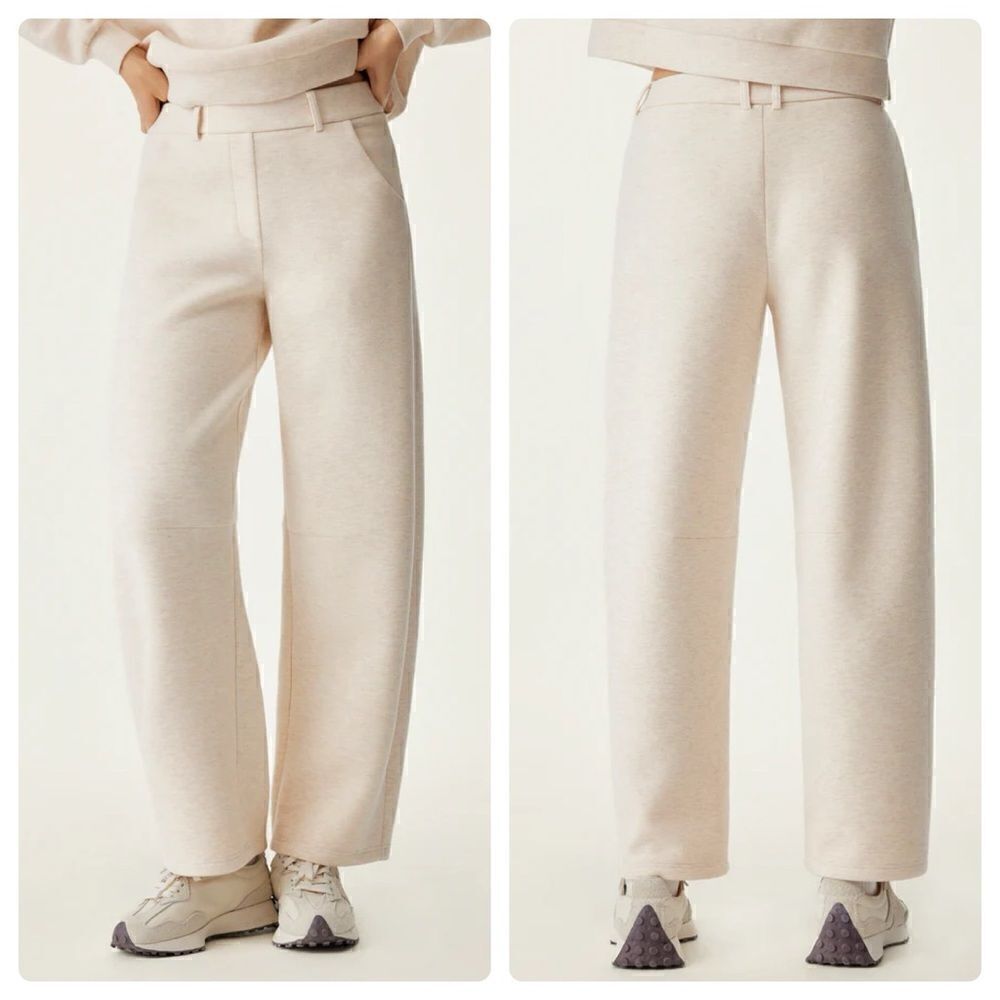 OGL Cream Wide-Leg Pants